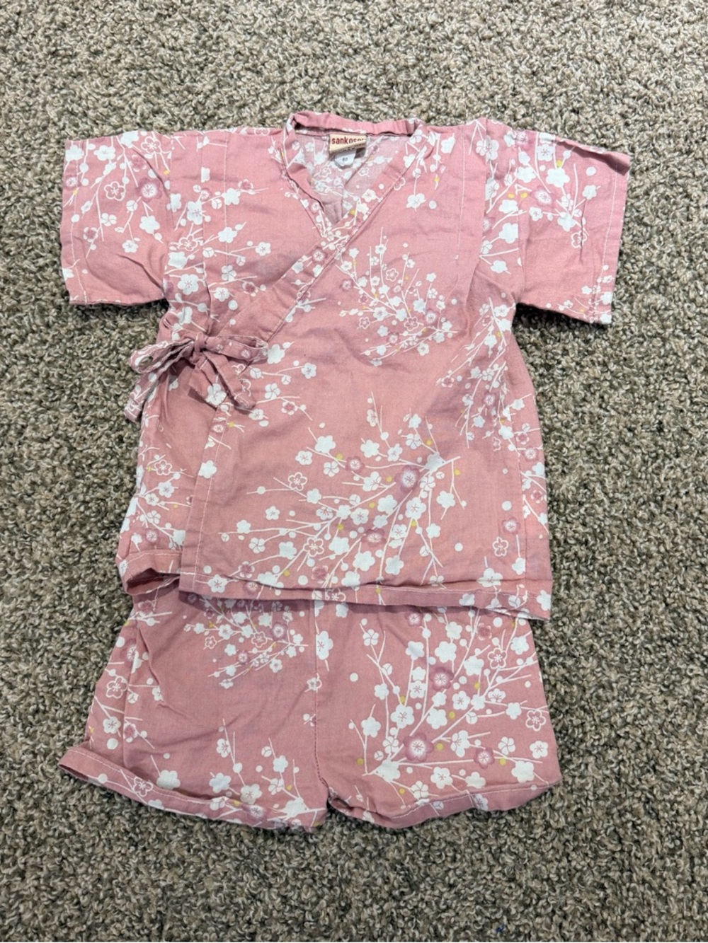 EUC BABY GIRL YUKATA PAJAMA SET